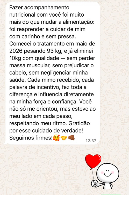 Depoimento de paciente